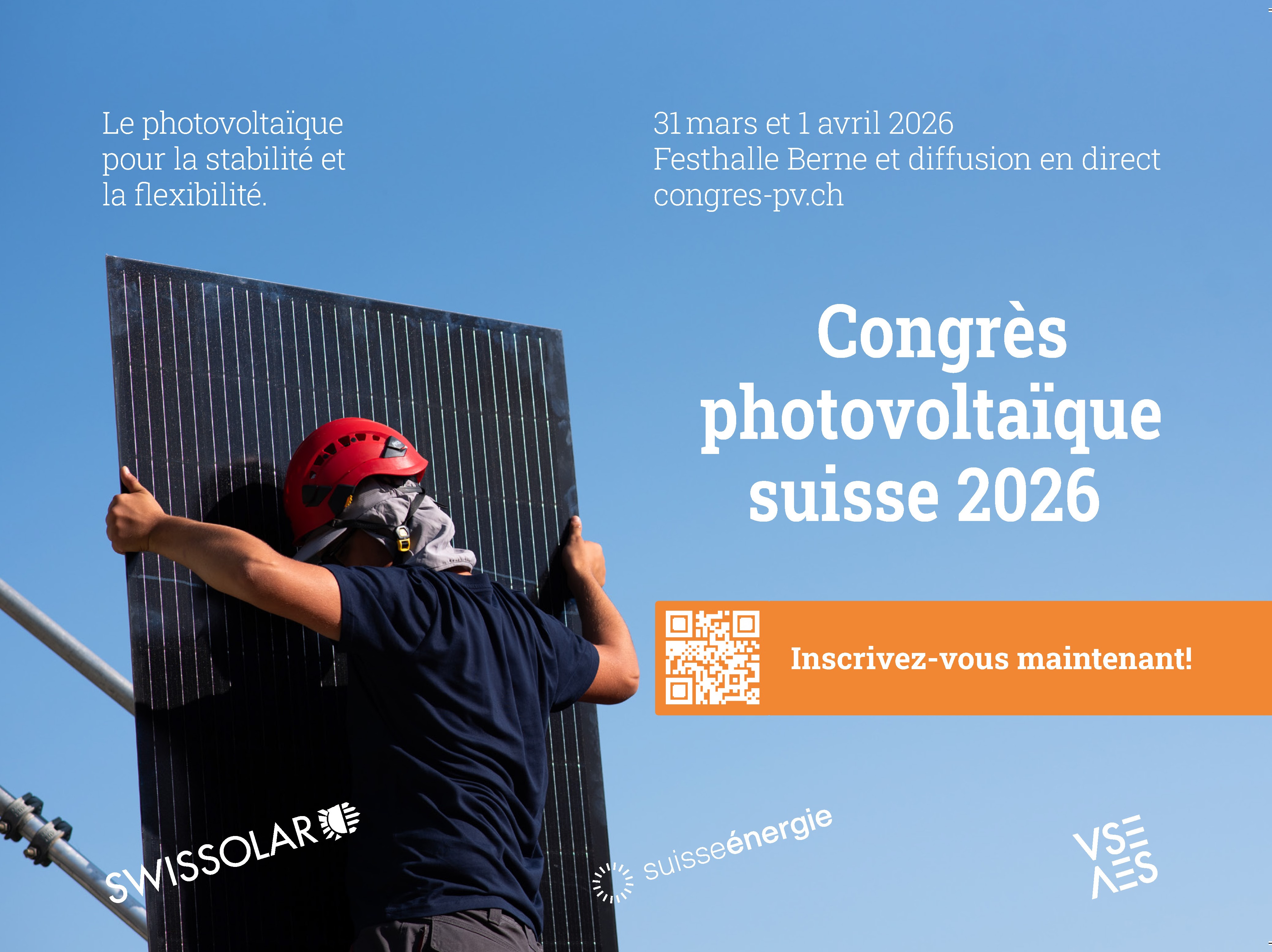 Annonce Congrès PV 2026 | © Swissolar